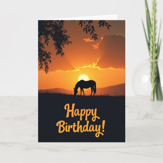 Sunrise Birthday Card (Front)