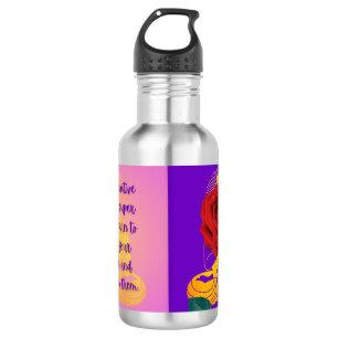 Sunrise Buddha Today V4 - Water is Alive 532 Ml Water Bottle