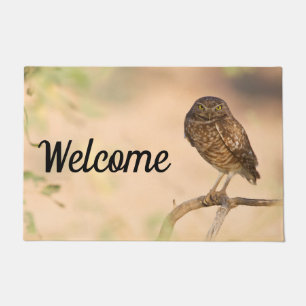 Sunrise Burrowing Owl Doormat