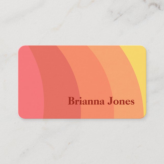 Sunrise Business Card (Front)