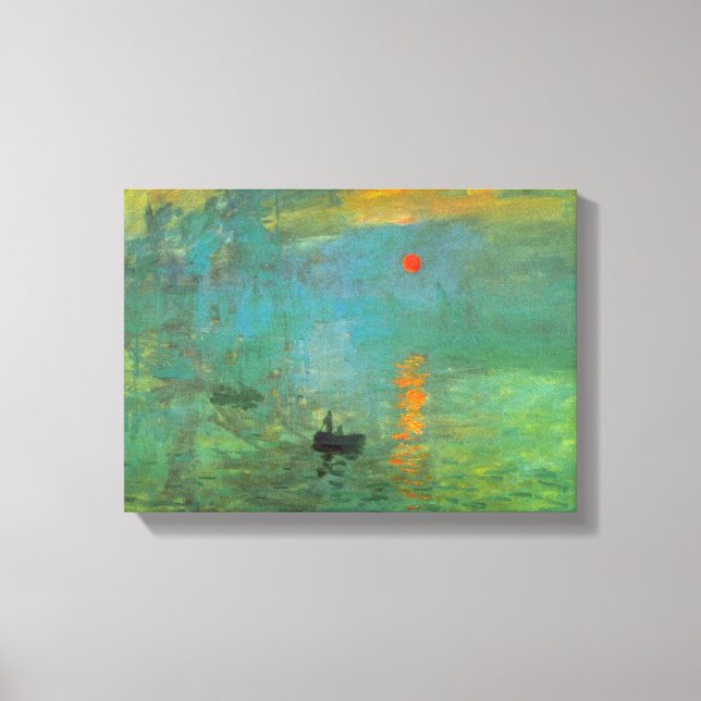 Sunrise by Claude Monet Canvas Print (Front)