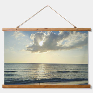 Sunrise Calm Across the Coast Hanging Tapestry