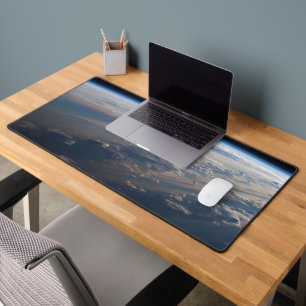 Sunrise Casts Long Shadows Over Philippine Sea Desk Mat