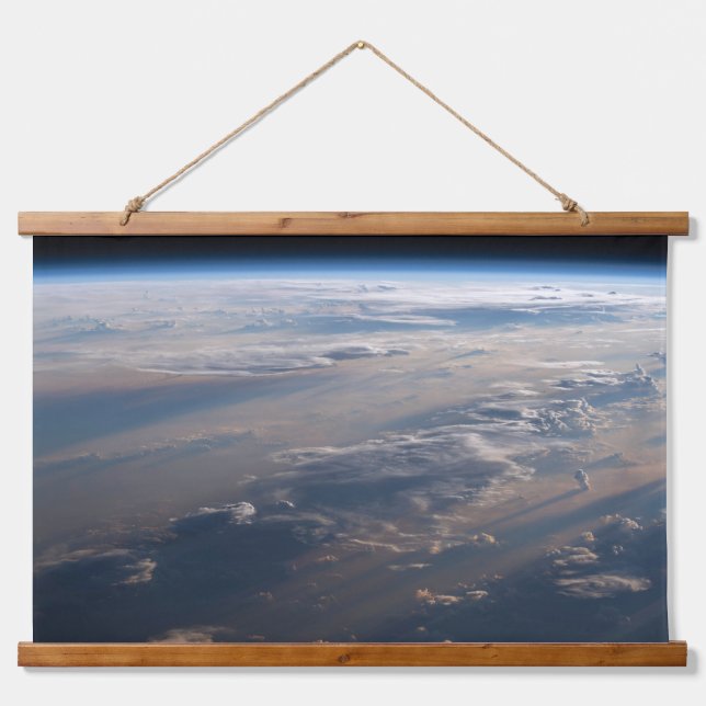 Sunrise Casts Long Shadows Over Philippine Sea Hanging Tapestry (Front)