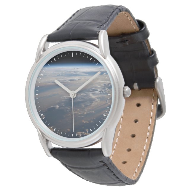 Sunrise Casts Long Shadows Over Philippine Sea Watch (Angled)