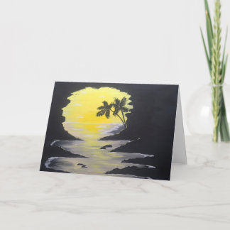 Sunrise Cave Greeting Card