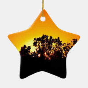 Sunrise Ceramic Tree Decoration