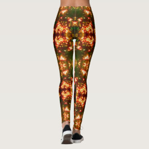 Sunrise Christmas Lights Bright Pattern 12 Leggings