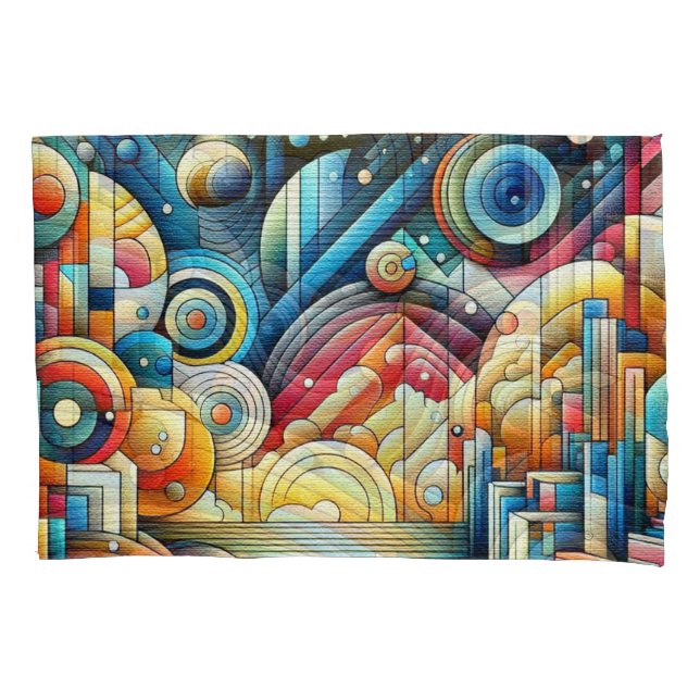 Sunrise City  Pillowcase (Front-Left)
