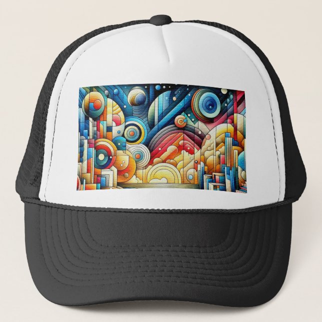Sunrise City  Trucker Hat (Front)