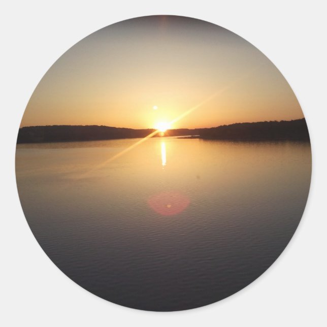 Sunrise Classic Round Sticker (Front)