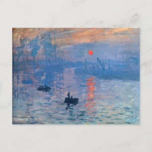Sunrise - Claude Monet Postcard