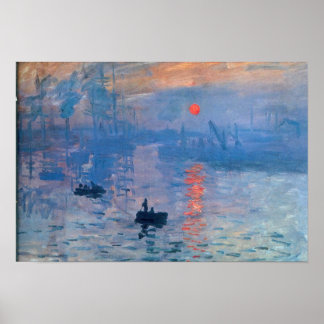 Sunrise - Claude Monet Poster