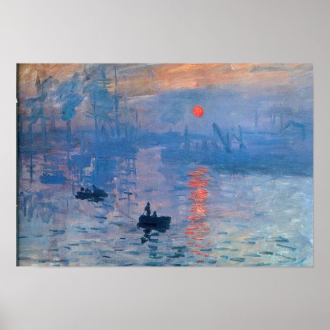 Sunrise - Claude Monet Poster (Front)
