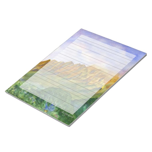 Sunrise Cliffs Kauai Hawaii Notepad (Angled)