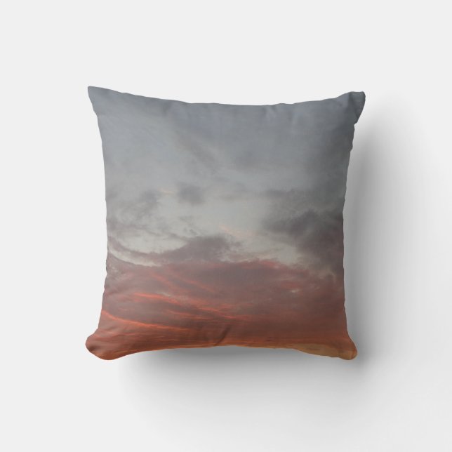Sunrise clouds Throw Cushion 41 cm x 41 cm (Front)