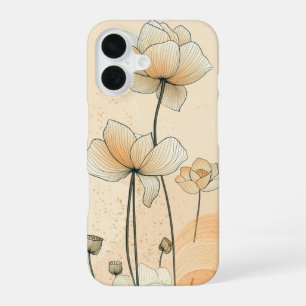 Sunrise Cream Tulip iPhone 16 Case
