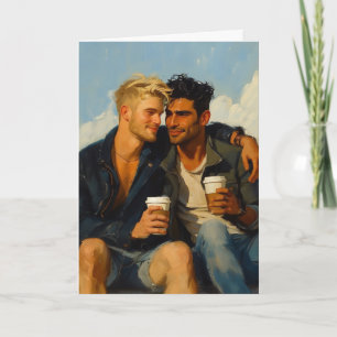 Sunrise Curb Coffee Embrace Card