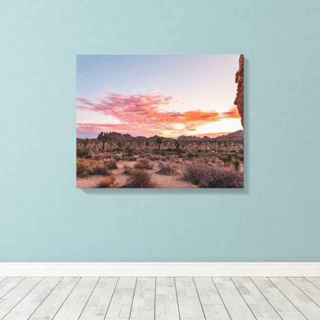 Sunrise Desert Photography Decor (Insitu(Wood Floor))