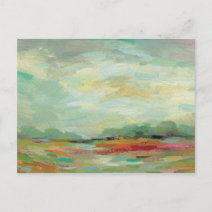 Sunrise Field Abstract Print   Silvia Vassileva Postcard