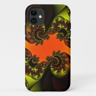Sunrise fractal iPhone 11 case