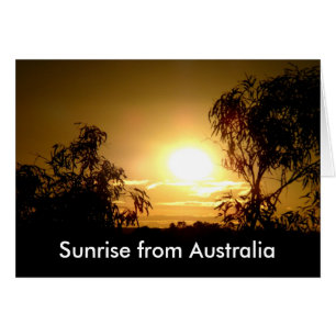 Sunrise from Australia