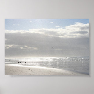 Sunrise glitter poster