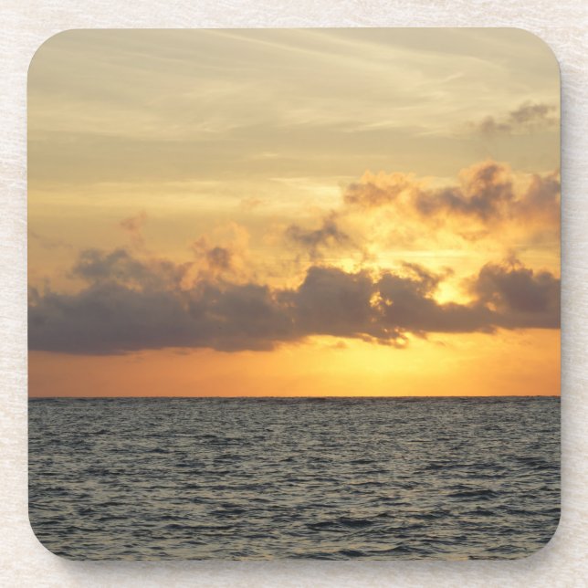 Sunrise Glory Folly Beach Coaster (Front)
