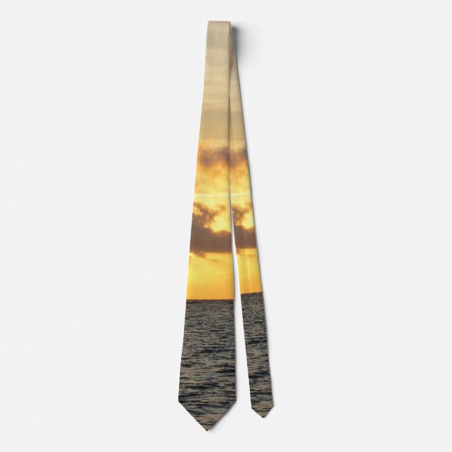Sunrise Glory Folly Beach Neck Tie (Front)
