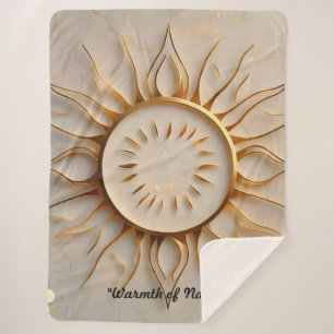 "Sunrise Glory" Sherpa Blanket