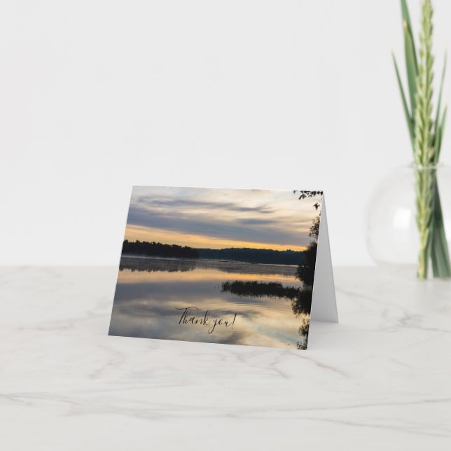 Sunrise Glory Thank You Card (Front)