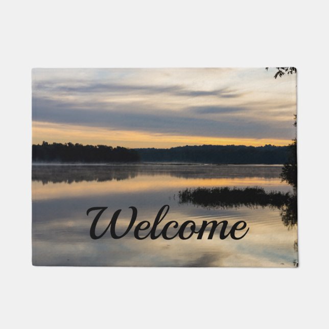 Sunrise Glory Welcome Doormat (Front)