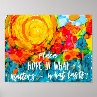Sunrise Hope Lovitude Poster