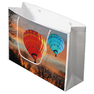 Sunrise Hot Air Balloon Ride Large Gift Bag