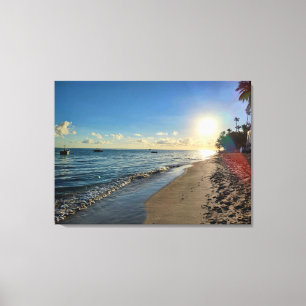 SUNRISE IN BAVARO CANVAS PRINT