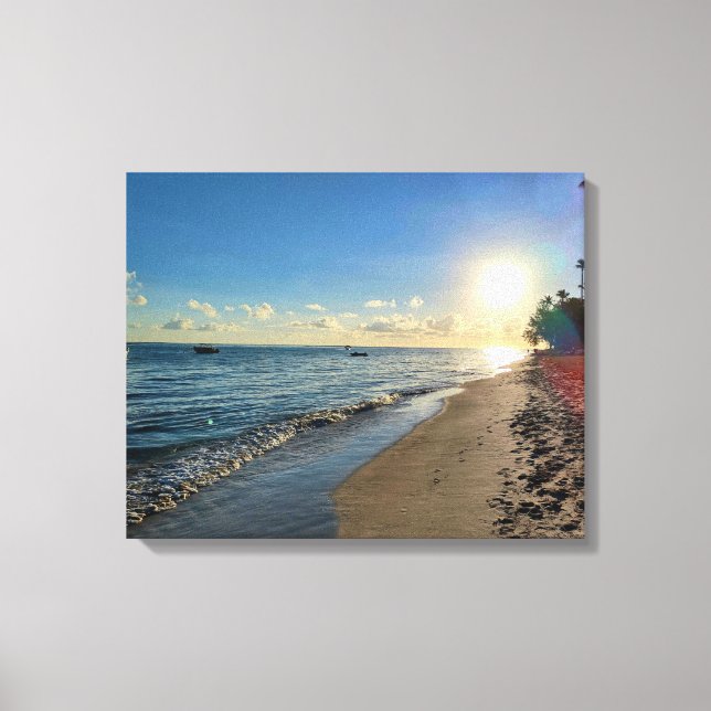 SUNRISE IN BAVARO CANVAS PRINT (Front)