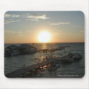 Sunrise In Belise Mousepad By Nature's Rhapsody