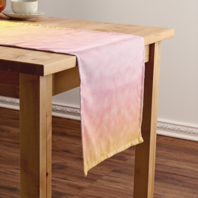 Sunrise in Cotton Candy Skies  Long Table Runner (In Situ)