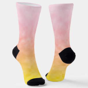 Sunrise in Cotton Candy Skies Socks
