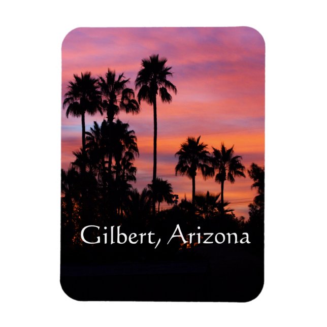 Sunrise in Gilbert, Arizona Magnet (Vertical)