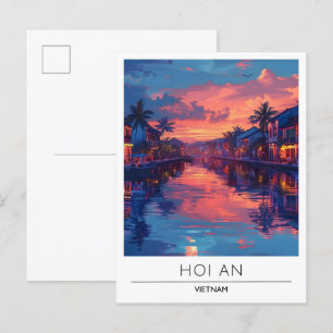 Sunrise in Hoi An Vietnam Travel Postcard