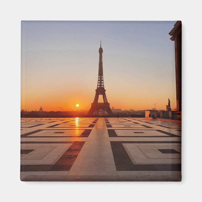 Sunrise in Paris Magnet (Front)