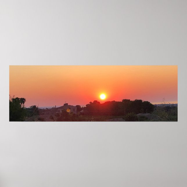 Sunrise in Sicily Poster (Front)