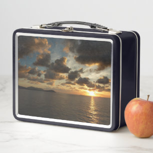 Sunrise in St. Thomas I Metal Lunch Box