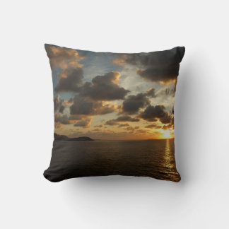Sunrise in St. Thomas I US Virgin Islands Cushion