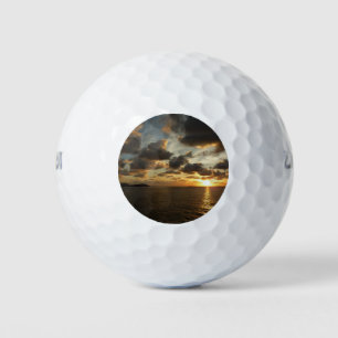 Sunrise in St. Thomas I US Virgin Islands Golf Balls