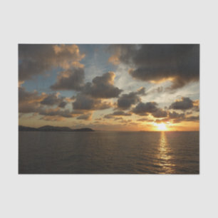 Sunrise in St. Thomas I US Virgin Islands Tissue Paper