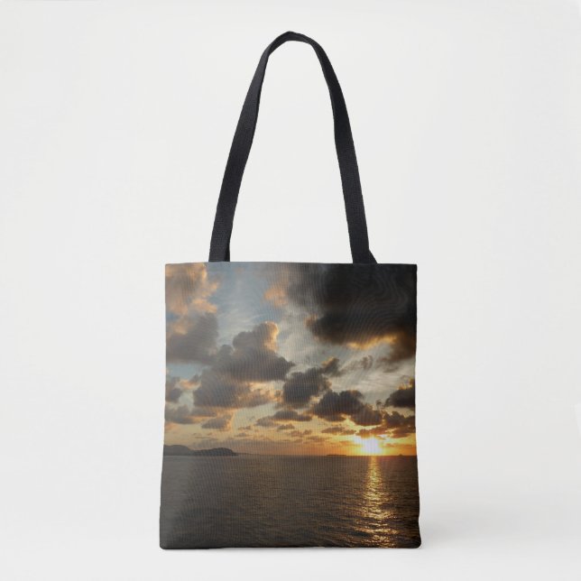 Sunrise in St. Thomas I US Virgin Islands Tote Bag (Front)
