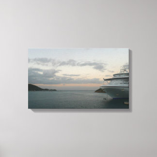 Sunrise in St. Thomas II Cruise Seascape Canvas Print