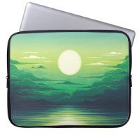 Sunrise in the sea illustration apparel,art,beauti